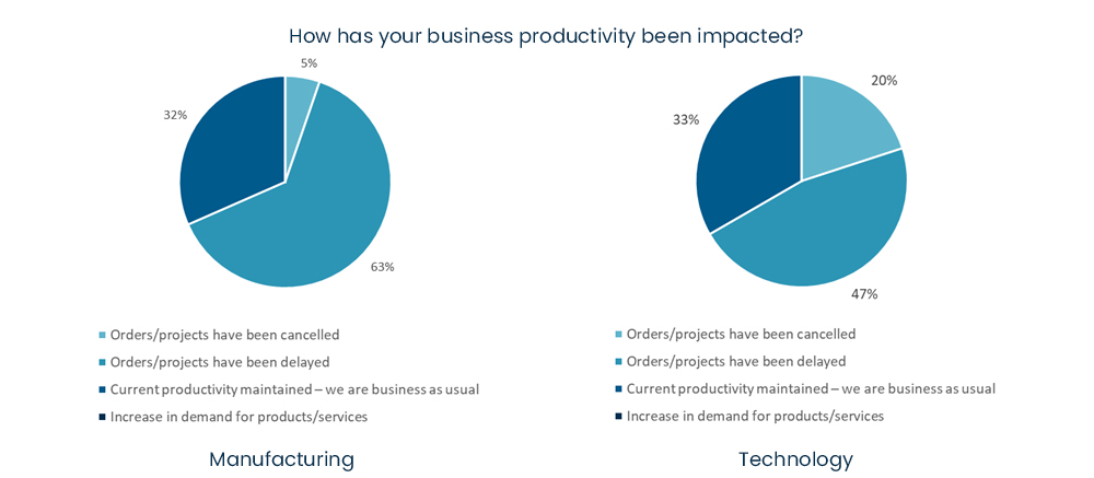 COVID-19 business survey - how has your business productivity been impacted?